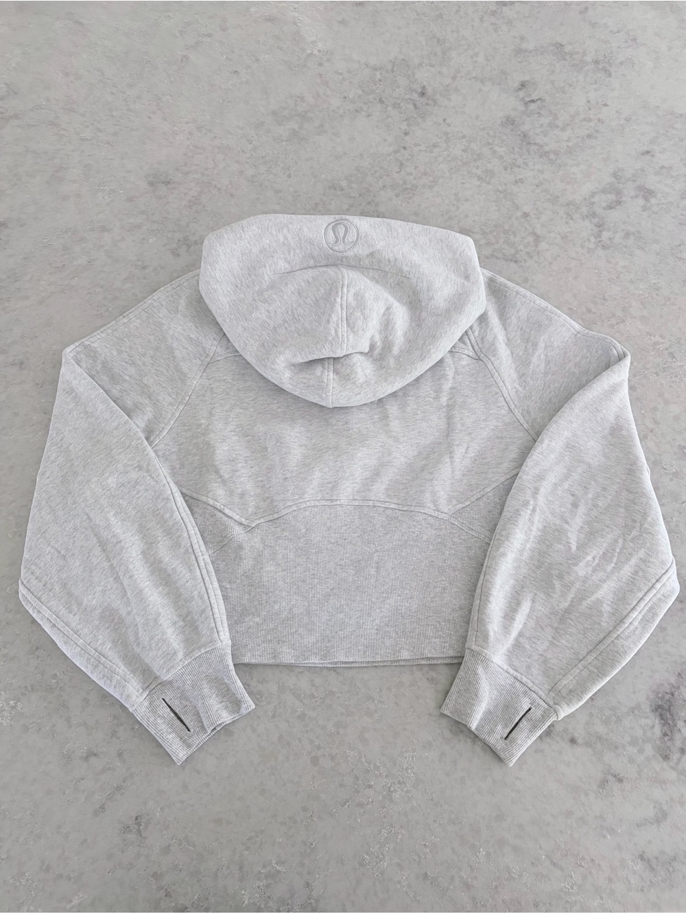 Lululemon Ohio State Scuba Half-Zip Hoodie in Gray - Size M/L - Picture 3 of 4